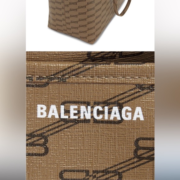 🔥BALENCIAGA Signature Monogram Shopper Tote Bag - Picture 8 of 8